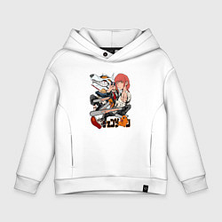 Детское худи оверсайз Человек-бензопила Денджи Аки Пауэр Макима