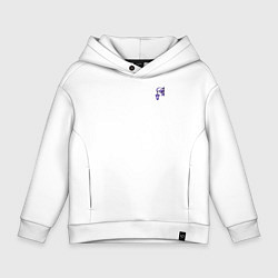 Детское худи оверсайз Фиолетовый уличный фонарь