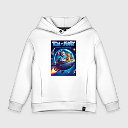 Детское худи оверсайз Tom and Jerry - space adventure