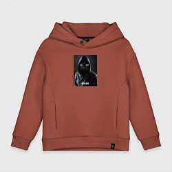Толстовка оверсайз детская Окак мем, цвет: кирпичный