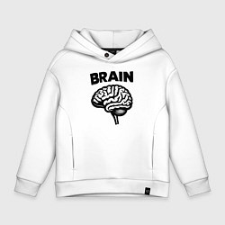 Детское худи оверсайз Мозг в действии