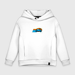 Детское худи оверсайз Tron motorbike