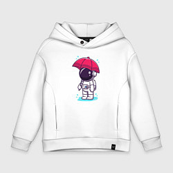 Детское худи оверсайз Космонавт с зонтом