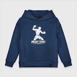 Детское худи оверсайз Муай Тай аниме