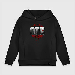 Толстовка оверсайз детская Roman Reigns otc wwe logo, цвет: черный
