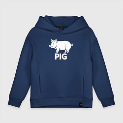 Детское худи оверсайз Городская Свинья