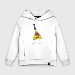 Толстовка оверсайз детская Билл Шифр, цвет: белый