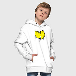 Толстовка оверсайз детская Wu-Tang style, цвет: белый — фото 2