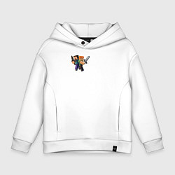 Толстовка оверсайз детская Mine, цвет: белый