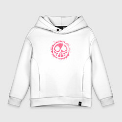 Детское худи оверсайз Дольфламинго эмблема