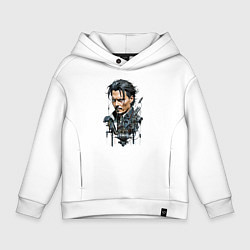 Детское худи оверсайз Cyborg Johnny Depp