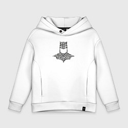 Толстовка оверсайз детская Batman hero, цвет: белый