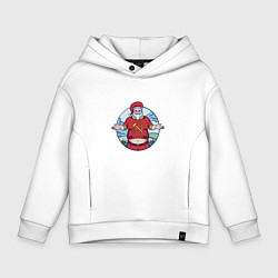 Детское худи оверсайз Советский Санта