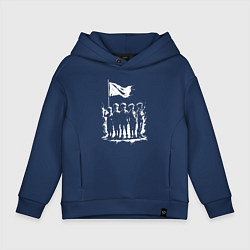 Детское худи оверсайз Юные хранители знамени