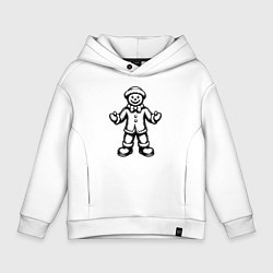 Детское худи оверсайз Пряничный джентльмен