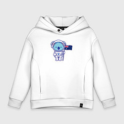Детское худи оверсайз Коала космонавт