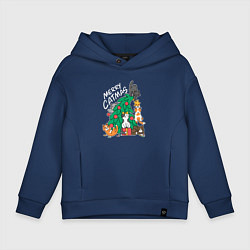 Детское худи оверсайз Merry catmas