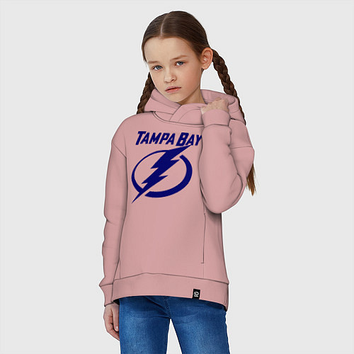 Детское худи оверсайз HC Tampa Bay / Пыльно-розовый – фото 3