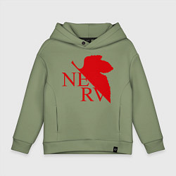 Детское худи оверсайз Евангелион NERV