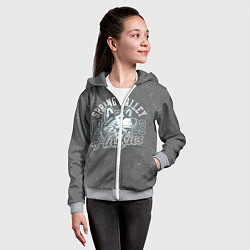 Толстовка на молнии детская Team t-shirt 5, цвет: 3D-меланж — фото 2