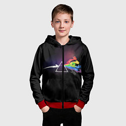 Толстовка на молнии детская Покемоны, цвет: 3D-красный — фото 2