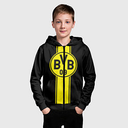 Толстовка на молнии детская BVB, цвет: 3D-черный — фото 2