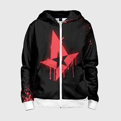 Детская толстовка на молнии Astralis: Black collection