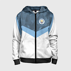 Толстовка на молнии детская Manchester City FC: Sport, цвет: 3D-черный