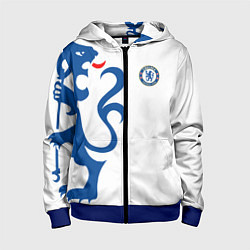 Детская толстовка на молнии FC Chelsea: White Lion