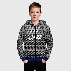 Толстовка на молнии детская Jazz, цвет: 3D-синий — фото 2