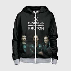 Толстовка на молнии детская TFK Band, цвет: 3D-меланж