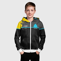 Толстовка на молнии детская JB300 Android, цвет: 3D-белый — фото 2