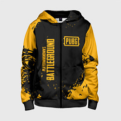 Детская толстовка на молнии PUBG: Black Fashion