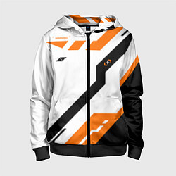 Толстовка на молнии детская CS:GO Asiimov Light, цвет: 3D-черный