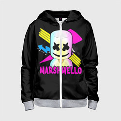 Детская толстовка на молнии Marshmello DJ