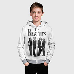 Толстовка на молнии детская The Beatles: White Side, цвет: 3D-меланж — фото 2