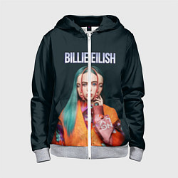 Детская толстовка на молнии BILLIE EILISH