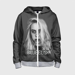 Толстовка на молнии детская BILLIE EILISH, цвет: 3D-меланж