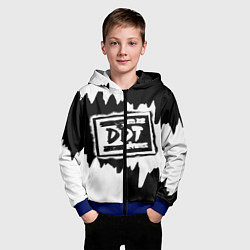 Толстовка на молнии детская ДДТ, цвет: 3D-синий — фото 2