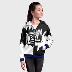 Толстовка на молнии детская ДДТ, цвет: 3D-синий — фото 2