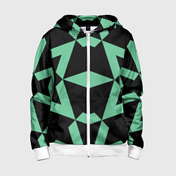 Детская толстовка на молнии Abstract zigzag pattern