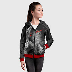 Толстовка на молнии детская UNDERTALE, цвет: 3D-красный — фото 2