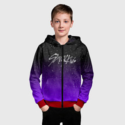 Толстовка на молнии детская STRAY KIDS, цвет: 3D-красный — фото 2