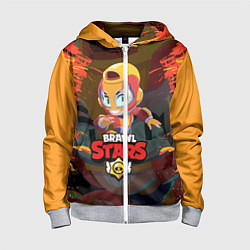 Толстовка на молнии детская BRAWL STARS MAX, цвет: 3D-меланж