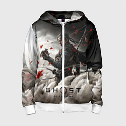 Детская толстовка на молнии Ghost of Tsushima