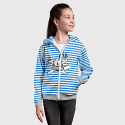 Толстовка на молнии детская За ВДВ, цвет: 3D-меланж — фото 2