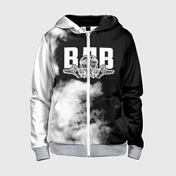 Толстовка на молнии детская ВДВ, цвет: 3D-меланж