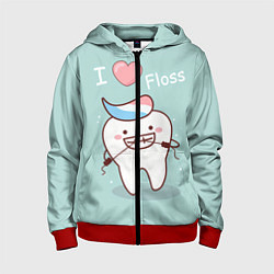 Детская толстовка на молнии Tooth