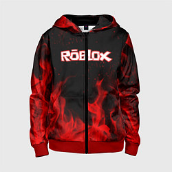 Толстовка на молнии детская ROBLOX, цвет: 3D-красный