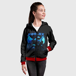 Толстовка на молнии детская ROBLOX, цвет: 3D-красный — фото 2